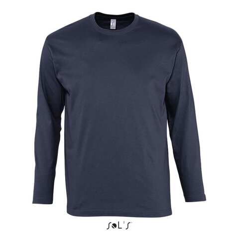 Camiseta manga larga talla S - azul marino