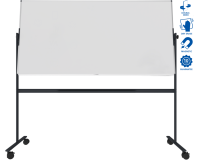 Tableau blanc rotatif laqué UNITE 100x200cm - Legamaster
