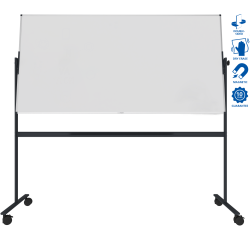 Tableau blanc rotatif laqué UNITE 100x200cm - Legamaster