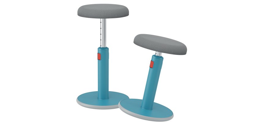 Taburete Active ajustable Ergo Cosy, azul
