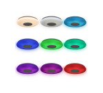 Plafón de techo LED 30 W con Altavoz de 5 W integrado Ø 40 cm KSIX Rainbow