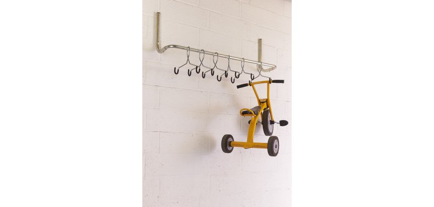 Râtelier mural range 6 tricycles enfant
