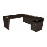 Bureau d'angle direction Xennon L.190 x P.220 avec retour sur caisson