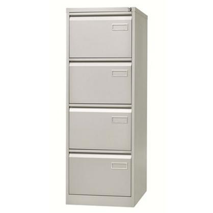 Archivador monoblock-montado PSF4 Bisley cajones folio-A4 62cm - Gris claro - Gris claro RAL 7035