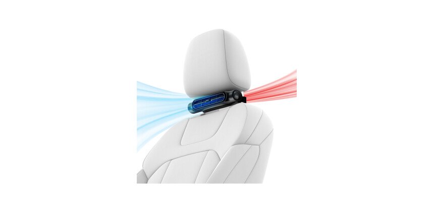 Ventilador de coche para reposacabezas