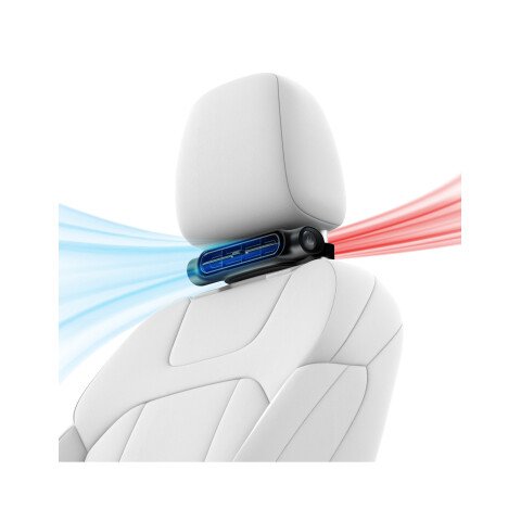Ventilador de coche para reposacabezas
