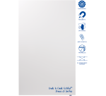 Tableau blanc émaillé XL WALL-UP 200x120cm - Legamaster