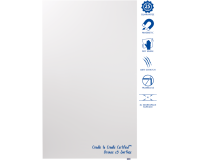 Tableau blanc émaillé XL WALL-UP 200x120cm - Legamaster