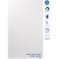 Tableau blanc émaillé XL WALL-UP 200x120cm - Legamaster