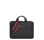 Parvis + serviette 2 compartiments noir