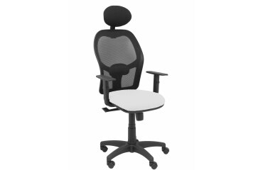 Silla de oficina Alocén malla con brazos regulables y cabecero
