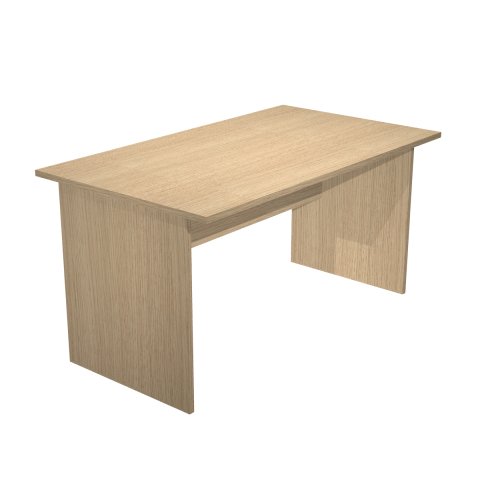 Mesa oficina Presto 140 pata panel - Roble claro