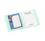 Protège-documents personnalisable 20 pochettes - 40 vues - A4 - polypropylène  RAINBOW PASTEL VIQUEL- Coloris assortis