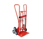 Diable porte-chaises acier 250/70 kg bavette réglable poignée fermée roue étoile caoutchouc