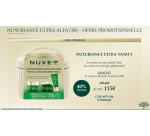 Nuxe nuxuriance promo -40 % : anti-aging nachtcreme 50 ml+ cadeau gerichte verzorging ogen-lippen 15ml
