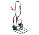Diable pliant aluminium avec patins 150 kg bavette pliable