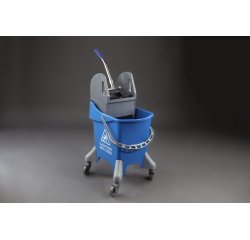 Cubo azul monoseno 32L con prensa Dahi