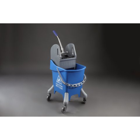 Cubo azul monoseno 32L con prensa Dahi