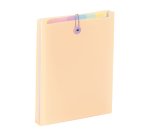 Trieur extensible 6 divisions – A4 vertical - Viquel Rainbow  pastel