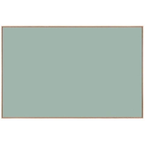 Muse Pizarra magnetica color verde flotante enamarcada madera haya maciza