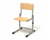 Chaise luge réglable Fabiano hêtre - Taille 3 à 6 - Ecole maternelle  à primaire (M3/P6)