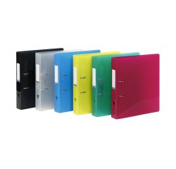 Classeur à levier plastifié Propyglass Viquel A4 Maxi - Dos 5 cm