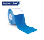 Pansement auto-adhésif  à découper bleu détectable 4,5 m x 6 cm en mousse bleu