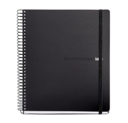 Notebook The Original, Couverture souple, A5, quadrillage 5x5 mm + Lisse, 120 feuilles de 2 couleurs, Miquelrius, Noir, Professionnel.
