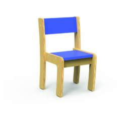 Stapelbare schoolstoel Fabiano Kids in melamine - Kleuterklas
