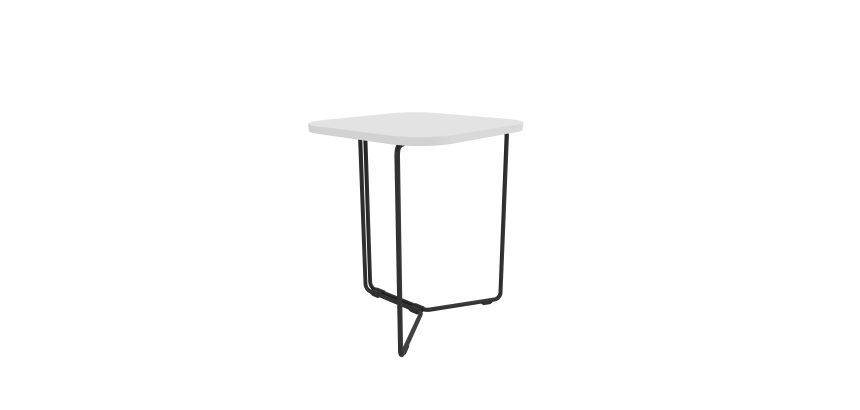 Lage vierkante tafel MADRID L41 cm