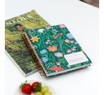 UO Libreta "El arte de vivir" flores, tamaño A5
