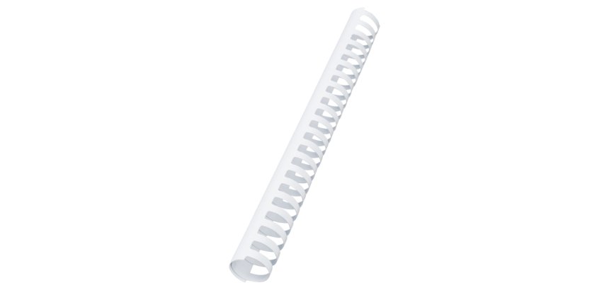 Canutillo encuadernación GBC CombBind - A4 - 28 - Blanco