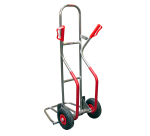 Diable pliant aluminium avec patins 150 kg bavette pliable