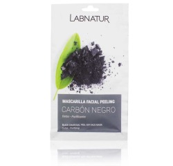 Mascarilla Facial Peeling Carbón Negro 10ml Labnatur