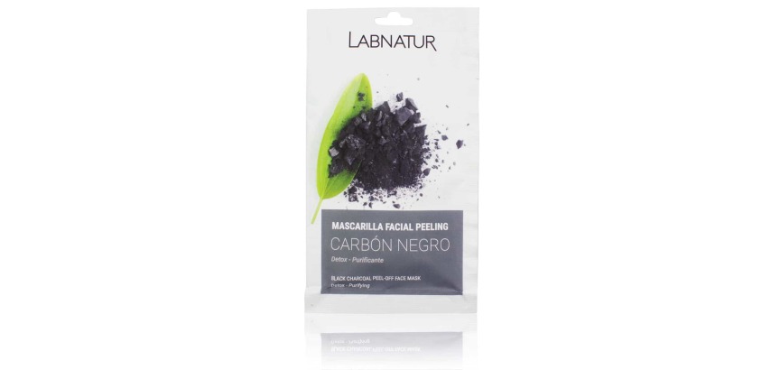 Mascarilla Facial Peeling Carbón Negro 10ml Labnatur