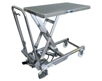 Table élévatrice manuelle inox 304 Bishamon® 150 kg