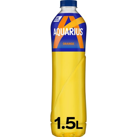 Botella 1,5 l Refresco Aquarius Naranja- Pack de 6 botellas