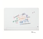Pizarra magnética de cristal Nobo Impression Pro de 1000x560mm con bandeja para rotuladores oculta
