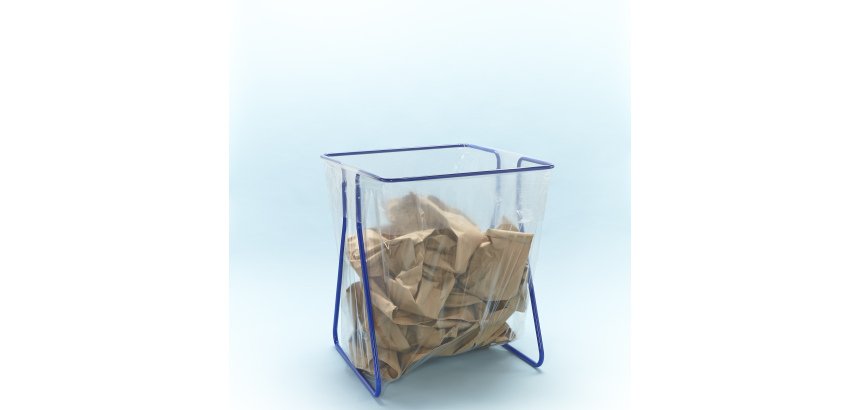Support sac poubelle 1000 litres sans roulettes