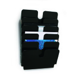 Trieur mural 6 cases Flexiplus Durable A4 paysage noir