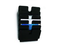Trieur mural 6 cases Flexiplus Durable A4 paysage noir