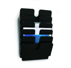 Trieur mural 6 cases Flexiplus Durable A4 paysage noir