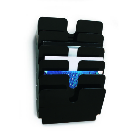 Trieur mural 6 cases Flexiplus Durable A4 paysage noir