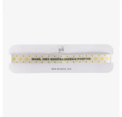 Pulsera de tela "Mamá, eres nuestra energía positiva"
