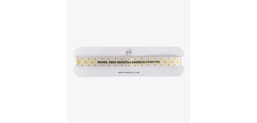 Pulsera de tela "Mamá, eres nuestra energía positiva"