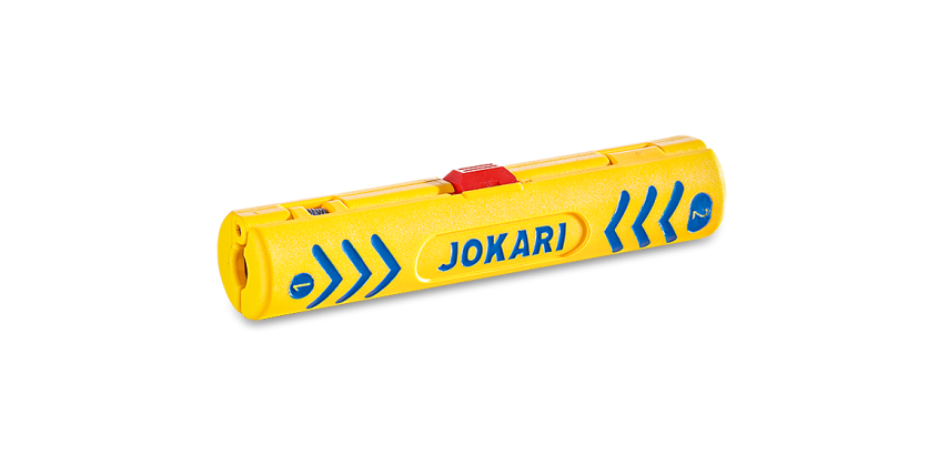 Outil à dégainer et dénuder JOKARI pour câbles coaxiaux Ø 4,8 à 7,5 mm –