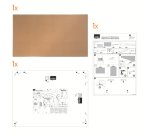 Tablero de anuncios de corcho de formato panorámico Nobo Impression Pro de 890x500 mm