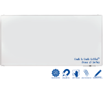 Tableau blanc émaillé PREMIUM PLUS 120x240cm - Legamaster