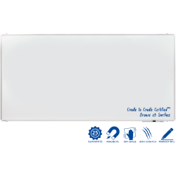 Tableau blanc émaillé PREMIUM PLUS 120x240cm - Legamaster