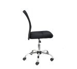 Chaise de Bureau Modèle Pardal Maille Noir Sans Accoudoirs